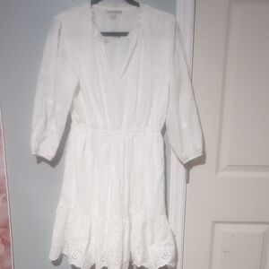 Knox Rose Cream Ruffle Dress